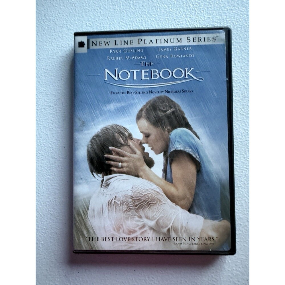 The Notebook DVD 2004 New Line Platinum Series Ryan Gosling Rachel McAdams.
